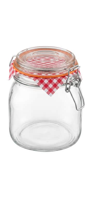 Frasco de Cristal  Hermético de 750ml